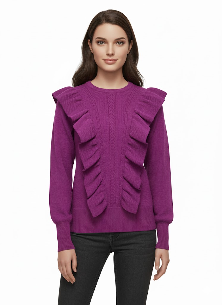 كنزة صدر فراشة