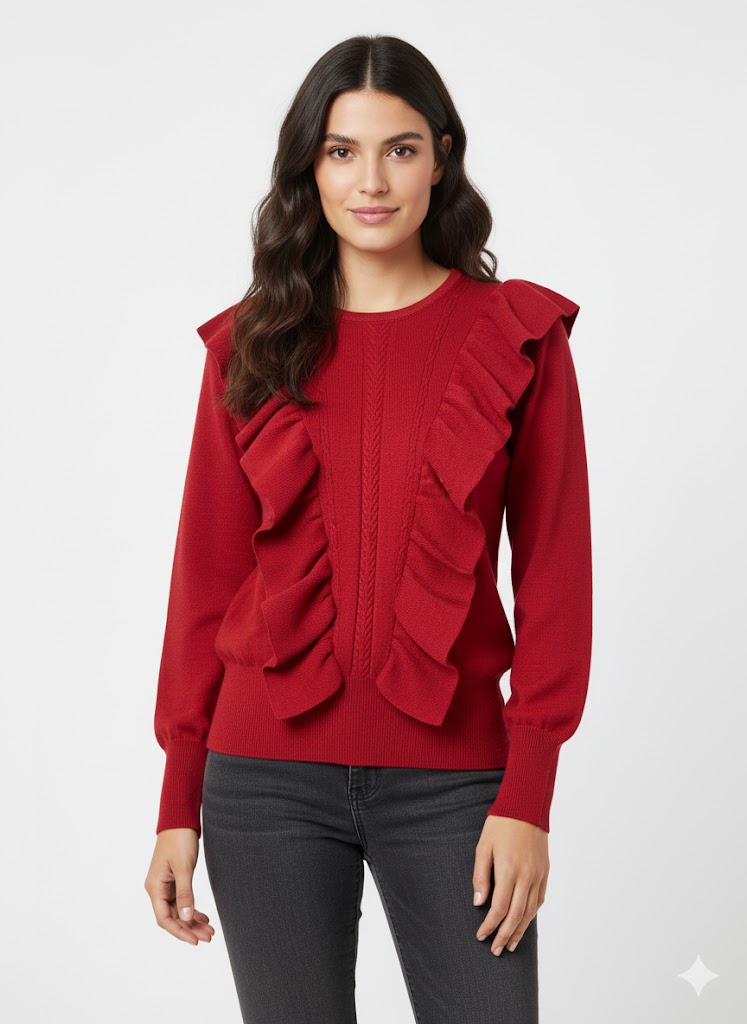 كنزة صدر فراشة - صورة 6