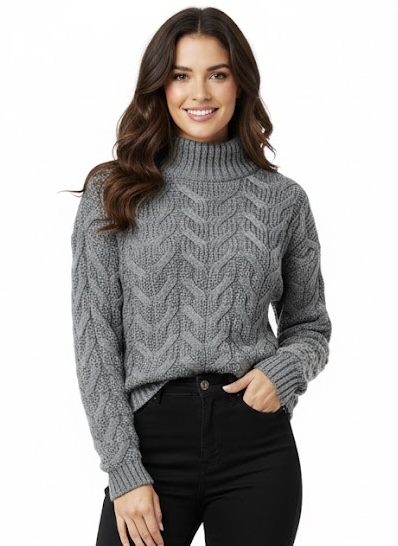 كنزة صوف ابة - صورة 4