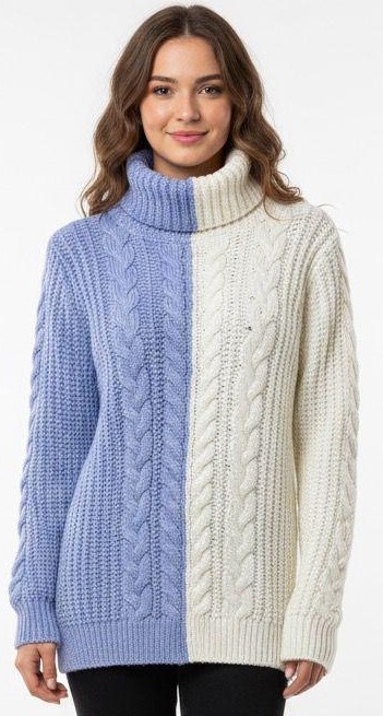 كنزة صوف لون مدمج - صورة 3